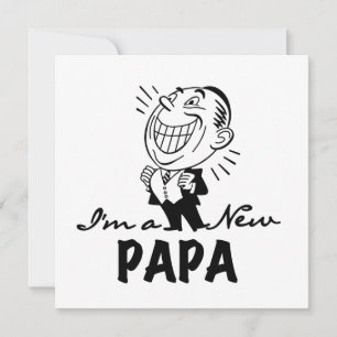 New Papa T - Shirt und Geschenke lächeln