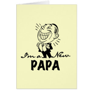 New Papa T - Shirt und Geschenke lächeln