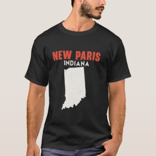 New Paris Indiana USA Staat America Travel Indiana T-Shirt