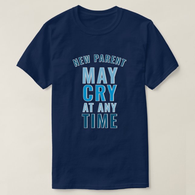 New Parters May Cry Funny Custom Slogan T - Shirt (Design vorne)