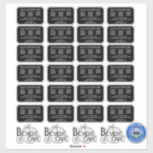 NEW PATENT PLATE STICKER