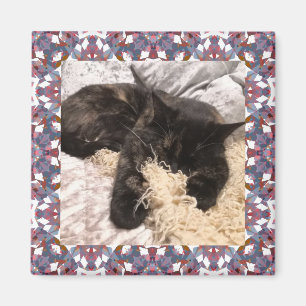 New Pet Brown Grewn Christmas Square Frame Magnet
