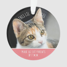 New Pet First Christmas Cat Kitten Foto Holiday