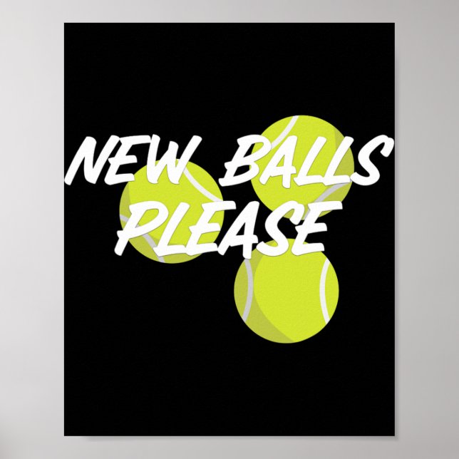 New Please Funny Tennis  Poster (Vorne)