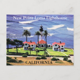 New Point Loma Lighthouse, California Postcard Postkarte
