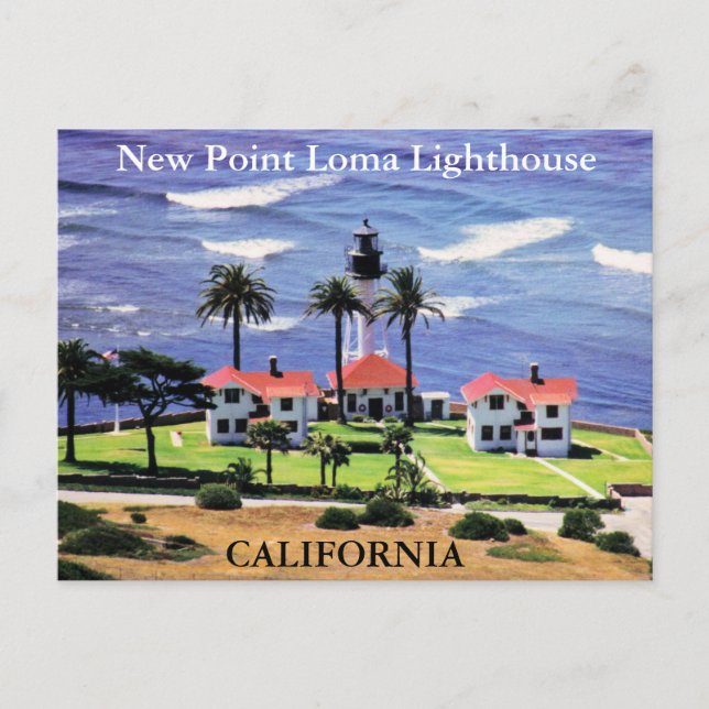 New Point Loma Lighthouse, California Postcard Postkarte (Vorderseite)
