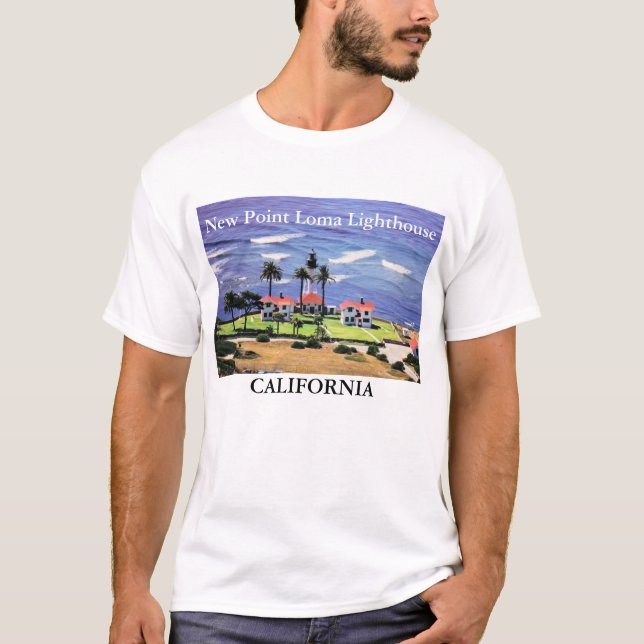 New Point Loma Lighthouse, California T - Shirt (Vorderseite)