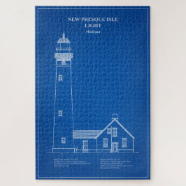 New Presque Isle Lighthouse - Michigan - AD Puzzle