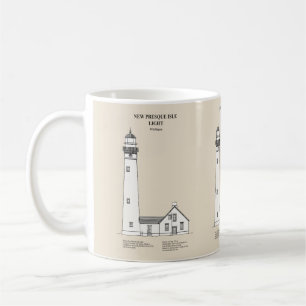 New Presque Isle Lighthouse - Michigan - SBD Kaffeetasse