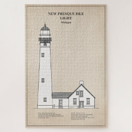 New Presque Isle Lighthouse - Michigan - SBD Puzzle