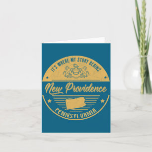 New Providence Pennsylvania Hier beginnt meine Ges Karte