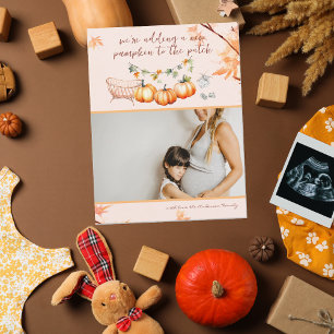 New Pumpkin   Herbstankündigung des Fotos Schwange