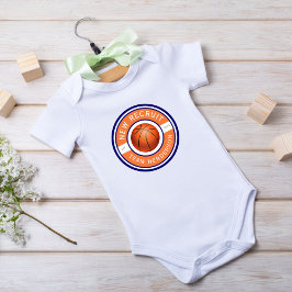 "New Recruit" Benutzerdefiniertes Basketballlogo f Baby Strampler
