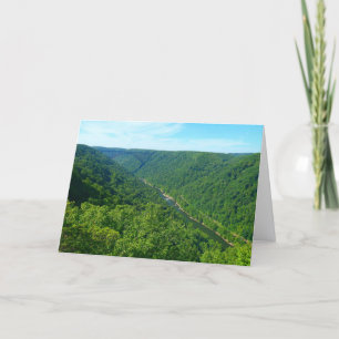 New River Gorge Bridge I Karte