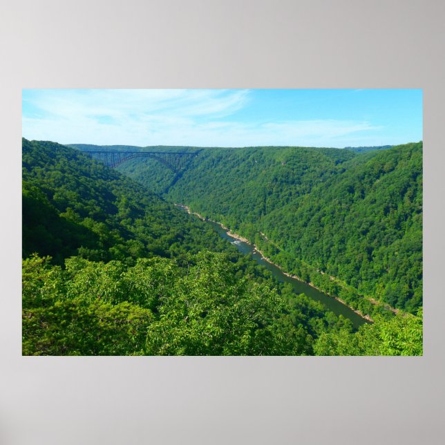 New River Gorge Bridge I Poster (Vorne)