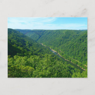 New River Gorge Bridge I Postkarte