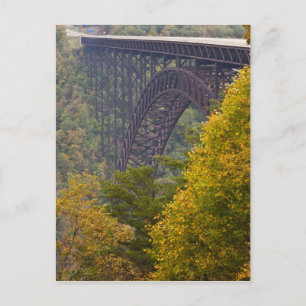 New River Gorge Bridge, New River Gorge Postkarte