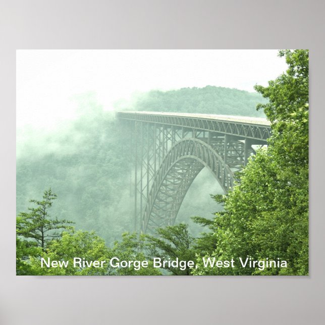 New River Gorge Bridge Poster (Vorne)