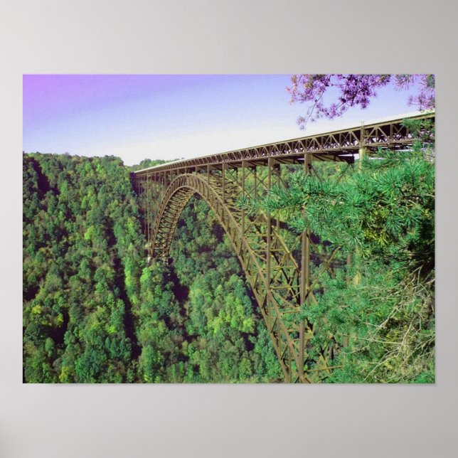 New River Gorge Bridge - West Virginia Poster (Vorne)