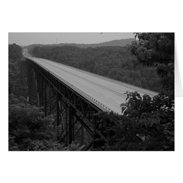 New River Gorge Bridge, WV, USA (Vorderseite (Horizontal))