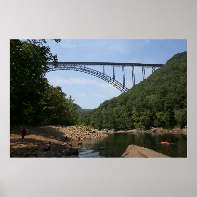 New River Gorge Bridge WVA Poster (Vorne)