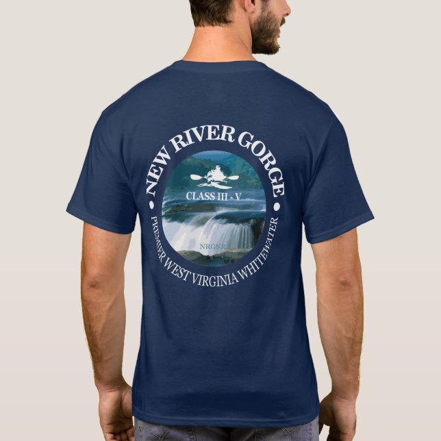 New River Gorge (c) T-Shirt (Rückseite)