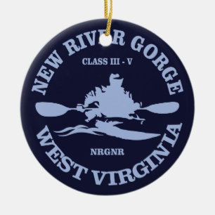 New River Gorge Keramikornament