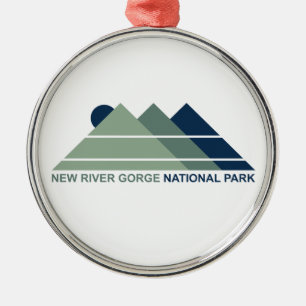 New River Gorge Nationalpark Ornament Aus Metall