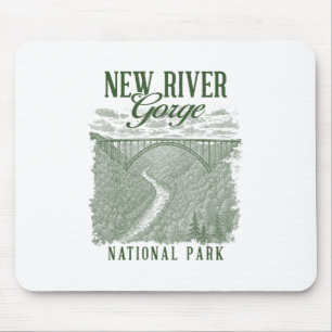 New River Gorge Nationalpark Reisen durch die Natu Mousepad