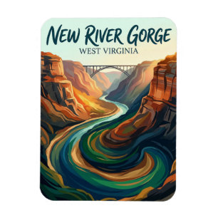 New River Gorge Nationalpark und Schutzgebiet Magnet