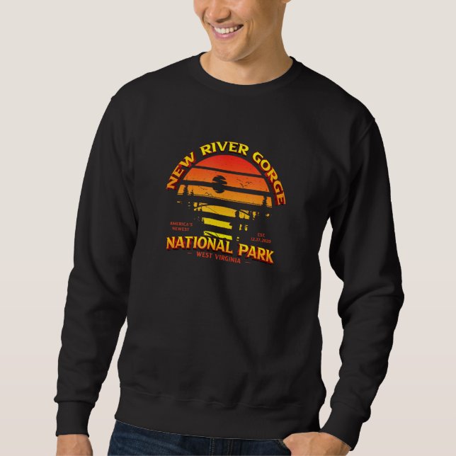 New River Gorge Nationalpark West Virginia Usa So Sweatshirt (Vorderseite)