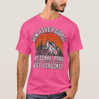 New River Gorge Nationalpark West Virginia Wandern T-Shirt