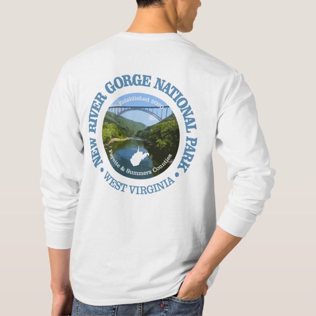 New River Gorge (NP2) T-Shirt (Rückseite)