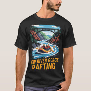 New River Gorge Rafting Weißwasser Kayak Outdoor W T-Shirt