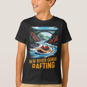 New River Gorge Rafting Whitewater Kajak Outdoor W T-Shirt