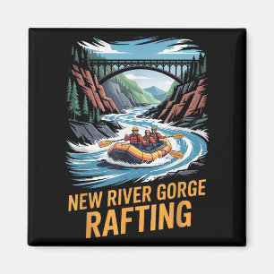 New River Gorge Rafting Whitewater Kayak Outdoor W Magnet