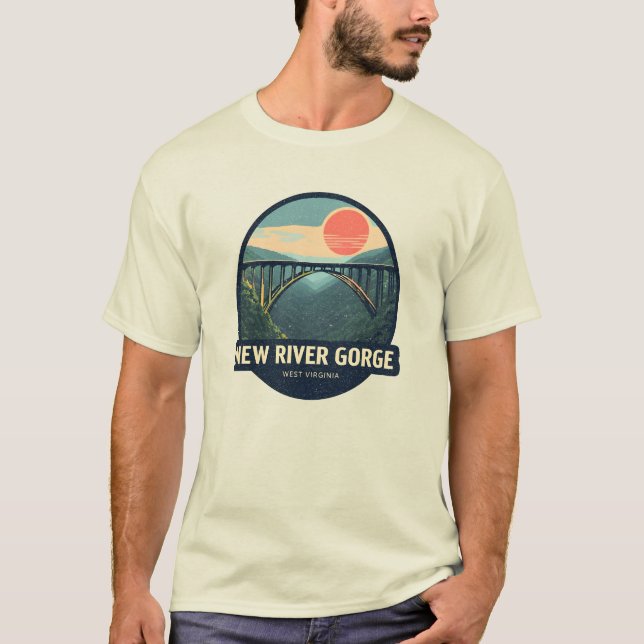 New River Gorge, West Virginia T-Shirt (Vorderseite)