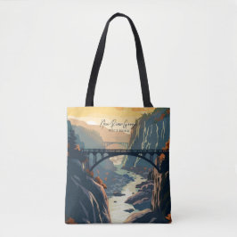 New River Gorge West Virginia USA Vintage Travel