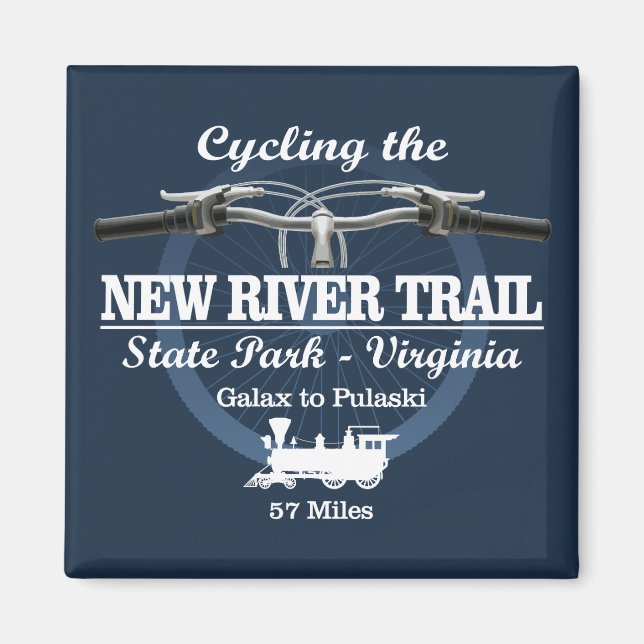 New River Trail SP (H2) Magnet (Vorne)