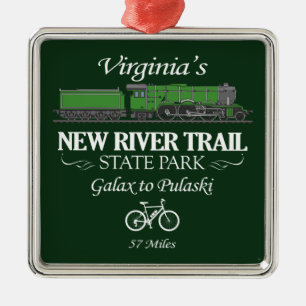 New River Trail SP (RT2) Ornament Aus Metall