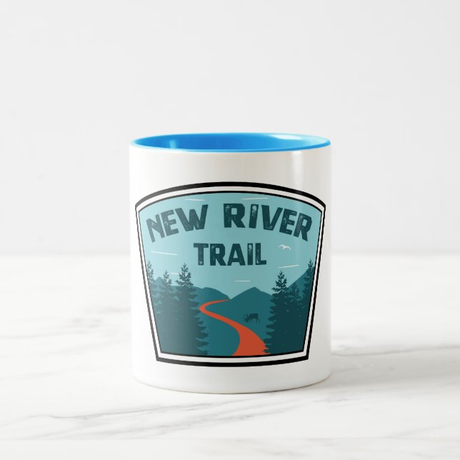 New River Trail Zweifarbige Tasse (Mittel)