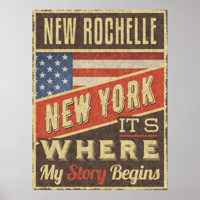 New Rochelle New York Poster (Vorne)