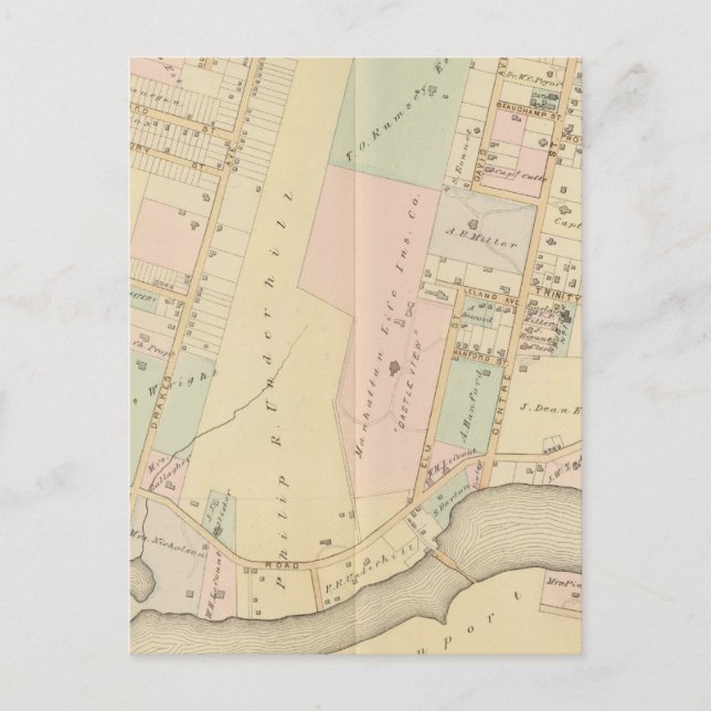 New Rochelle, New York Postkarte (Vorderseite)