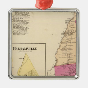 New Rochelle, Stadt Pelhamville Silbernes Ornament