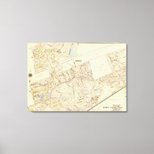 New Rochelle weist 1, 3, New York ein Leinwanddruck