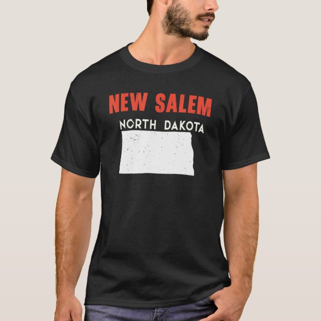 New Salem North Dakota USA State America Travel T-Shirt (Vorderseite)