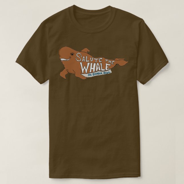 NEW Salute the Whale T-Shirt (Design vorne)