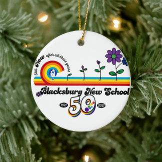 New School Blacksburg feiert 50. Ornament