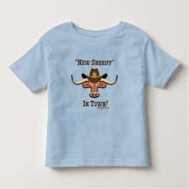 New Sheriff in Town, Longhorn Kleinkind T - Shirt