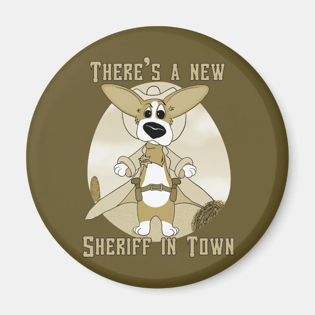 New Sheriff in Town Magnet (Vorne)